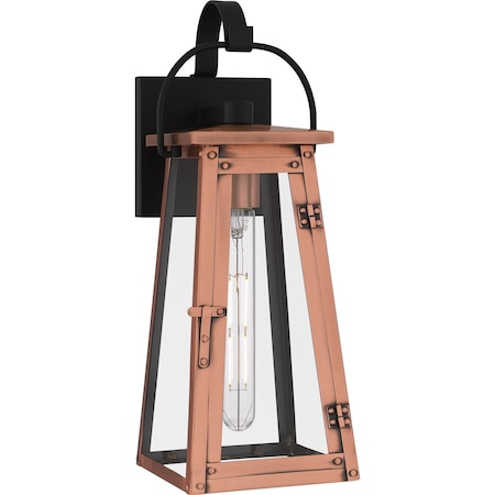 Quoizel Carolina Outdoor Wall 1 Light Aged Copper CLN8406AC